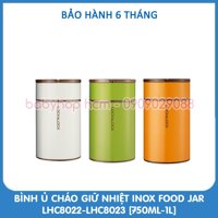 Bình giữ nhiệt ủ cháo inox Lock&Lock Column Food Jar LHC8022 750ml, LHC8023 1L - TRUCANHSG