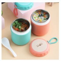Bình giữ Nhiệt Ủ Cháo,Đựng Thức Ăn Cho Bé Lõi Inox 304 Cao Cấp