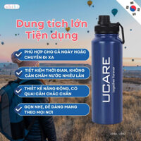 Bình giữ nhiệt Ucare Hàn Quốc cao cấp 800ml/1000ml giữ nhiệt nóng lạnh đến 12h, có quai cầm tiện lợi