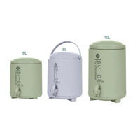 Bình Giữ Nhiệt Việt Nhật, Nóng Lạnh 6L, 8L, 10L  Có Vòi Tiện Dụng, Kèm Quai Xách,Chân Gấp Gọn