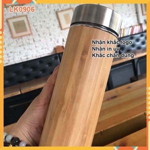 Bình giữ nhiệt vỏ tre 500ml