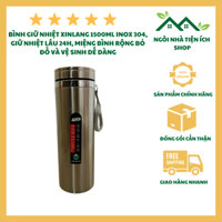 Bình Giữ Nhiệt XinLang 1500ml Inox 304, Giữ Nhiệt Lâu 24h, Miệng Bình Rộng Bỏ Đồ Và Vệ Sinh Dễ Dàng