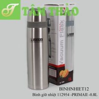 Bình giữ nhiệt zebra thái lan 112954 -PRIMAII -0.8L Hàng Thái Lan cao cấp