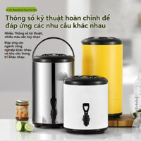 Bình giữ nhiệt,bình ủ trà, đầy màu sắc Bình giữ nhiệt ủ trà sữa 3 lớp inox giữ nóng lạnh,6L/8L/10L/12L,