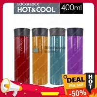 Bình Giữ Thiệt Lock&Lock Colorful Tumbler Rich Color LHC4019O 400ml- Thép không gỉ cao cấp