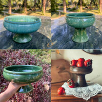 Bình gốm Bát Tràng dáng ly thủy tiên, bình cắm hoa lan, trang trí, đựng quả decor đều đẹp