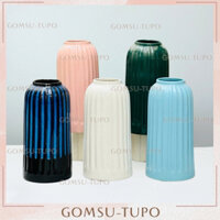 Bình gốm dáng LỒNG CHIM, lọ hoa decor trang trí gomsutupo Gốm Sứ Bát Tràng