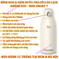 Bình hâm nước pha sữa di động Fatzbaby Mini Smart 7 Fatz FB3813KB (Cam kết chính hãng 100%, giá cạnh tranh nhất)