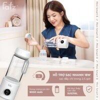 Bình hâm nước pha sữa di động Fatz baby Mini Smart 8 FB3822FD dung tích 330ml, tích điện (Bảo hành chính hãng 12 tháng)