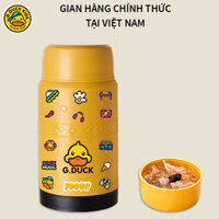 Bình Hầm Om Cách Nhiệt Để Thức Ăn Văn Phòng Để Thức Ăn Giữ Nóng Và Lạnh Hiệu Quả Kèm Miếng Dán G.Duck