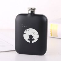 Bình Hip Flask Màu Đen - Có thể khắc hình theo yêu cầu