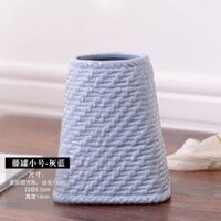 Bình Hoa Bình Hoa Bình Thấp Màu Hồng Đơn Giản Người Ảnh Hưởng Bắc Âu Hộ Gia Đình Dệt Phòng Khách Giải Phóng Mặt Bằng Gốm Va