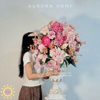 Bình hoa đại sảnh Pink Fairy cao cấp