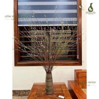 Bình hoa dáng Trụ cắm tuyết mai, đào cành , sen ...  - Gốm Bát Tràng cao 29cm Decor Decor Phòng bình hoaxinh