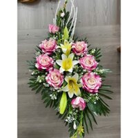 BÌNH HOA GIẢ- CHẬU HOA ĐẸP - MÃ 20 - CÓ VIDEO THỰC TẾ - CÓ SẴN - QUÀ TẶNG Ý NGHĨA