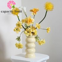 Bình hoa GIỚI HẠN NĂNG LƯỢNG, Chậu trồng hoa thủy canh hiện đại đơn giản, Chậu hoa sáng tạo tinh tế theo phong cách Ins Phòng khách