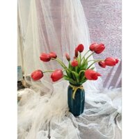 Bình hoa gốm sứ men xanh sang trọng
