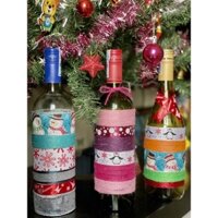 Bình hoa handmade trang trí noel hoặc Tết