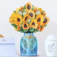 Bình hoa hướng dương ngày tươi sáng  ( Brighter Days Sunflower vase Bouquet )HP0037