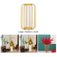 Bình hoa khô thủy tinh Trang trí nội thất Bình hoa khô Hoa vàng