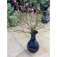 Bình hoa lọ hoa tỳ bà cắm tuyết mai, lựu, đào Bát tràng