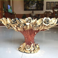 Bình hoa mẫu thuyền s2 composite - lọ cắm hoa cao cấp, bình hoa trang trí.mã bh69