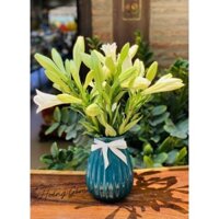 Bình hoa men xanh lục bảo Gốm sứ Bát Tràng