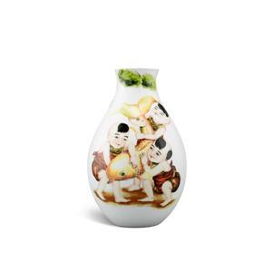 Bình hoa Minh Long Ngũ Phúc - 29cm