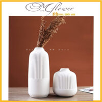 Bình hoa MOLIHA, Chậu hoa nhựa giả gốm, Thời trang chống rơi Phong cách Bắc Âu hiện đại Sắp xếp hoa Phòng khách