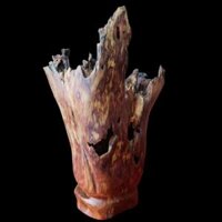 Bình Hoa Nghệ Thuật Gỗ Lũa Sưa Đỏ Quý Hiếm 36x19x23cm