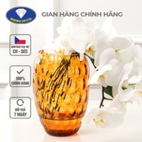 Bình Hoa Optika PHA LÊ TIỆP BOHEMIA Lọ Hoa Dùng Trang Trí Phòng, Cắm Hoa, Quà Tặng 20,5cm PTL00238