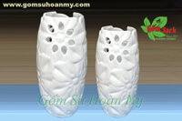 Bình hoa sứ trắng