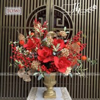 Bình hoa Tết tài lộc TO381