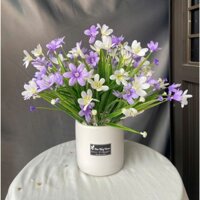 Bình hoa thủy tiên cắm sẵn cao 35cm - Trang trí lớp học, nhà cửa, ban công, phòng khách, bàn làm việc