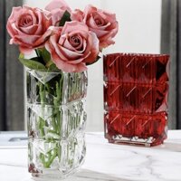 Bình hoa thuỷ tinh cao cấp, lọ hoa decor để bàn làm việc phong cách Scandinavian đẹp sang trọng