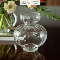 Bình hoa thủy tinh đồng hồ cát Tiệm của Nhà Gờ bình bông lọ hoa thủy tinh độc đáo decor BTT24M10