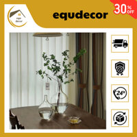 Bình Hoa Thủy Tinh Equdecor Bụng Tròn Miệng Nhỏ Tối Giản