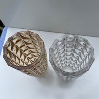 Bình hoa thủy tinh, lọ cắm hoa trang trí decor nhà cửa văn phòng cửa hàng size 25 và 30cm