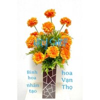 Bình Hoa VẠN THỌ nhân tạo trang trí nhà cửa