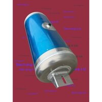 Bình hơi inox lắp cho xe ô tô 680 275 2 lỗ hàng cao cấp bình hơi nhôm dùng nén khí