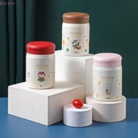 Bình hút chân không Mini KORYES, Hộp cơm trưa giữ nhiệt di động dày, Cốc cách nhiệt Phim hoạt hình kín Chai nước du lịch 320ml
