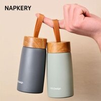 Bình hút chân không NAPKERY Bình nước cốc trà Mini cầm tay