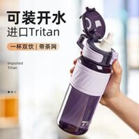 bình inox đựng nước có vòi Cica cốc nước thể thao nam nhựa mới chịu nhiệt độ cao chống rơi học sinh trường đặc biệt ống hút thể dục ấm siêu tốc bình đựng nước thủy tinh bình đựng nước có vòi