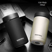 Bình inox giữ nhiệt có lõi lọc,Cốc bảo ôn cốc pha trà cao cấp (KAXIFEI 380ml) tặng kèm chổi vệ sinh và bao bọc