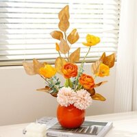 Bình Kẹo Handmade Mô Phỏng Hoa Đồ Trang Trí Đồ Trang Trí Gốm Sứ Trang Trí Trang Trí Mục Vụ Handmade20250320