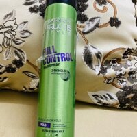 Bình keo xịt tạo hình tóc Garnier Fructis Style Full Control Anti-Humidity Hairspray Ultra Strong Hold 234g Mỹ