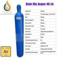 Bình Khí Argon 40 Lít Hàn TIG