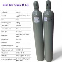 Bình khí Argon 40L