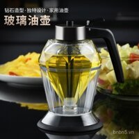 Bình khoan dầu chống bụi bán chạy xuyên biên giới, lọ thủy tinh mật ong, chai nhỏ giọt dầu trong suốt, lọ gia vị nước tương giấm