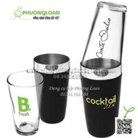 Bình lắc Boston Shaker thủy tinh
